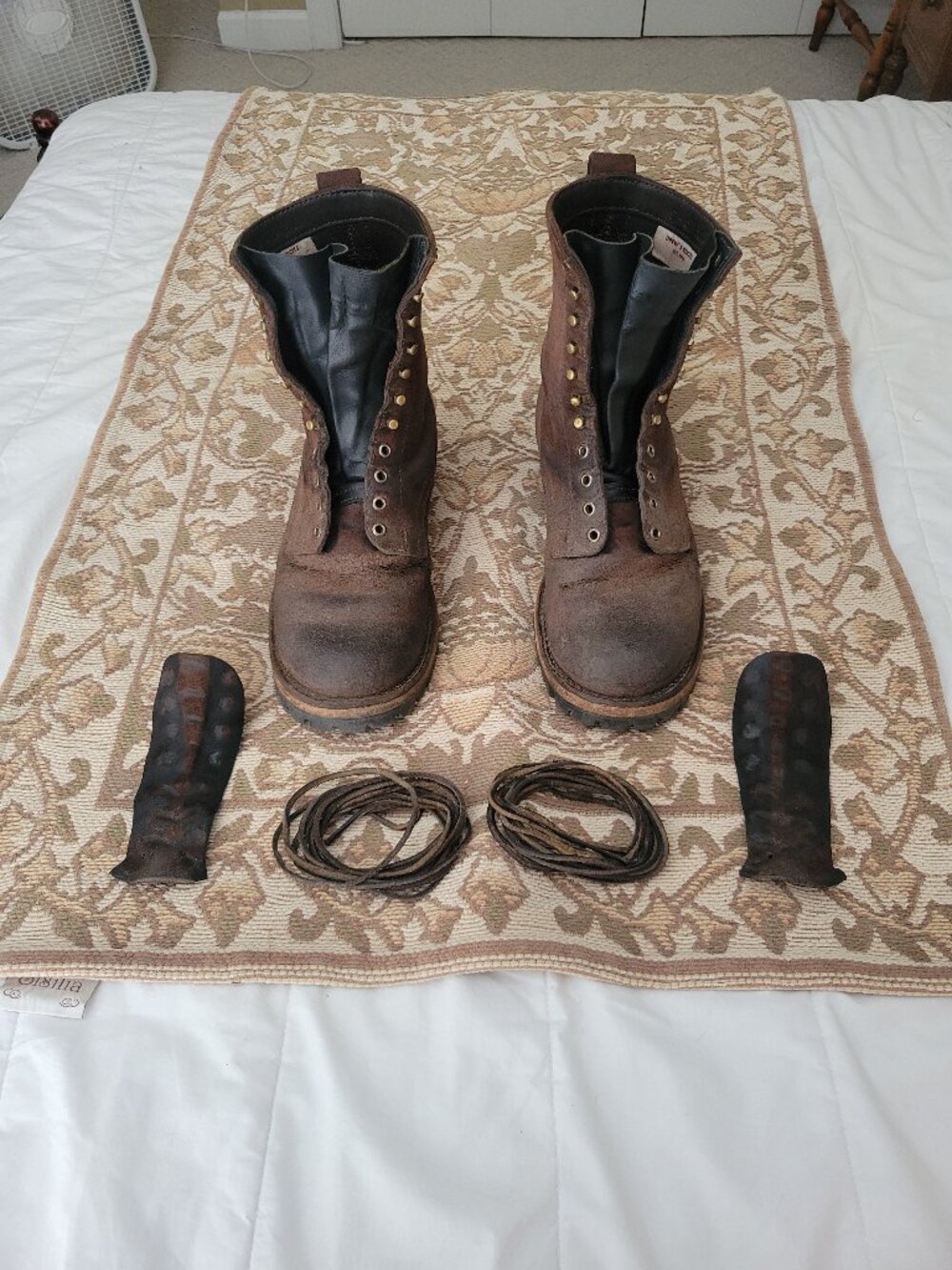 Drews Boots 8" Loggers Roughout